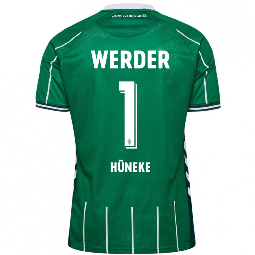 DanxenメンズWin Hüneke#1グリーン ホワイトホームシャツ2025/26ジャージーユニフォーム