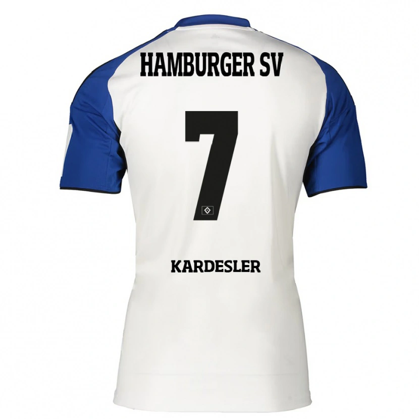 DanxenメンズVildan Kardesler#7ホワイト ブルーホームシャツ2025/26ジャージーユニフォーム