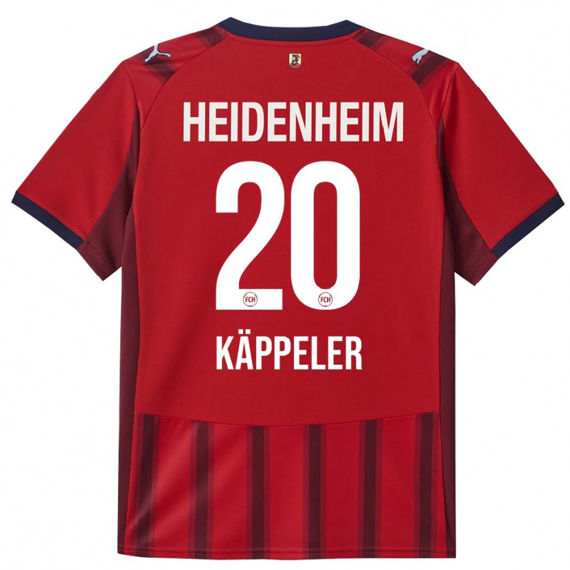 DanxenメンズLina Käppeler#20レッド ネイビーホームシャツ2025/26ジャージーユニフォーム