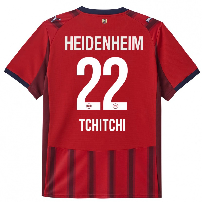 DanxenメンズDahrel Tchitchi#22レッド ネイビーホームシャツ2025/26ジャージーユニフォーム