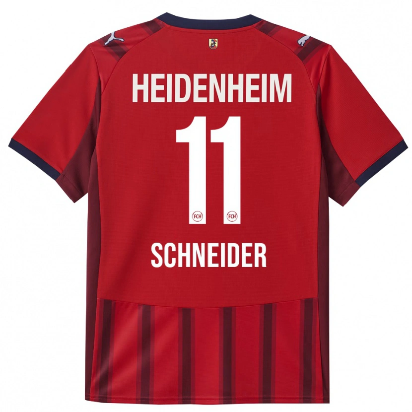 DanxenメンズNoah Schneider#11レッド ネイビーホームシャツ2025/26ジャージーユニフォーム