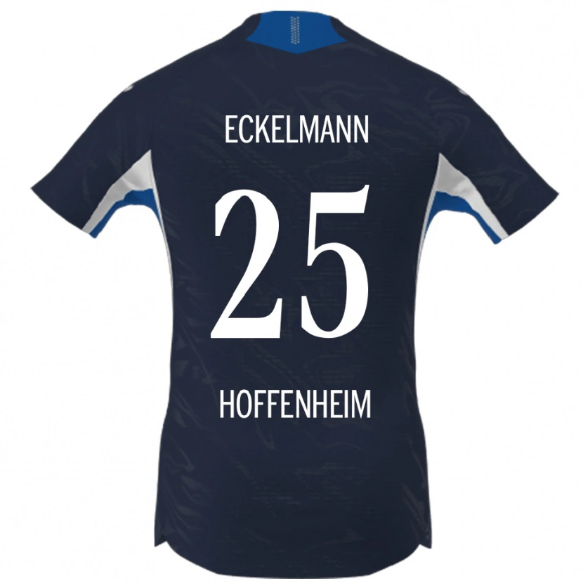 DanxenメンズHenri Eckelmann#25ネイビー ホワイトホームシャツ2025/26ジャージーユニフォーム