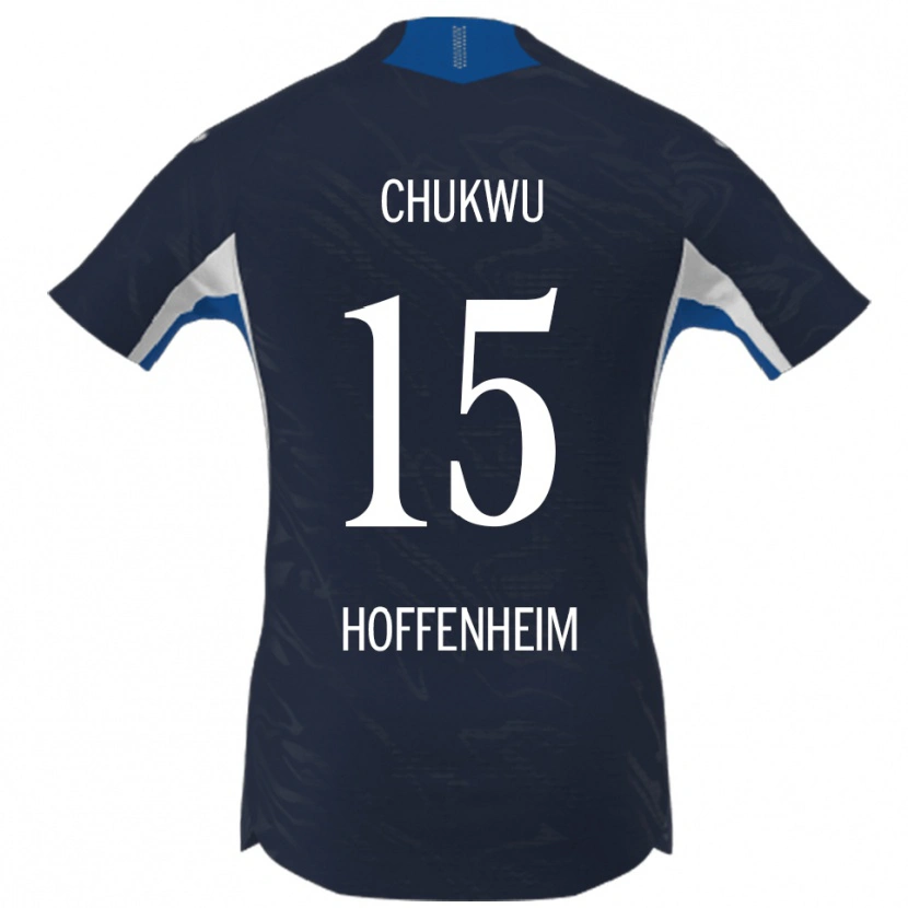 DanxenメンズEmmanuel Chukwu#15ネイビー ホワイトホームシャツ2025/26ジャージーユニフォーム