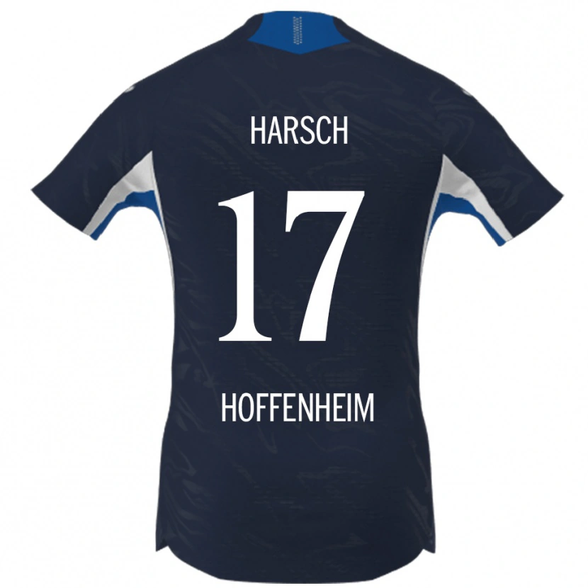 DanxenメンズFranziska Harsch#17ネイビー ホワイトホームシャツ2025/26ジャージーユニフォーム