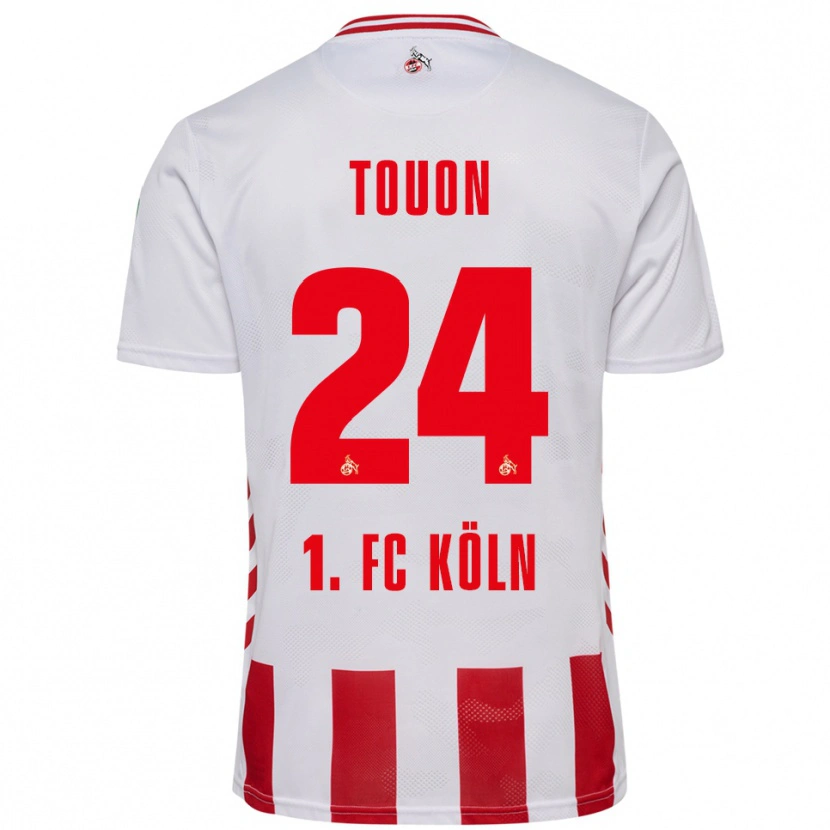 DanxenメンズElla Touon#24ホワイト レッドホームシャツ2025/26ジャージーユニフォーム