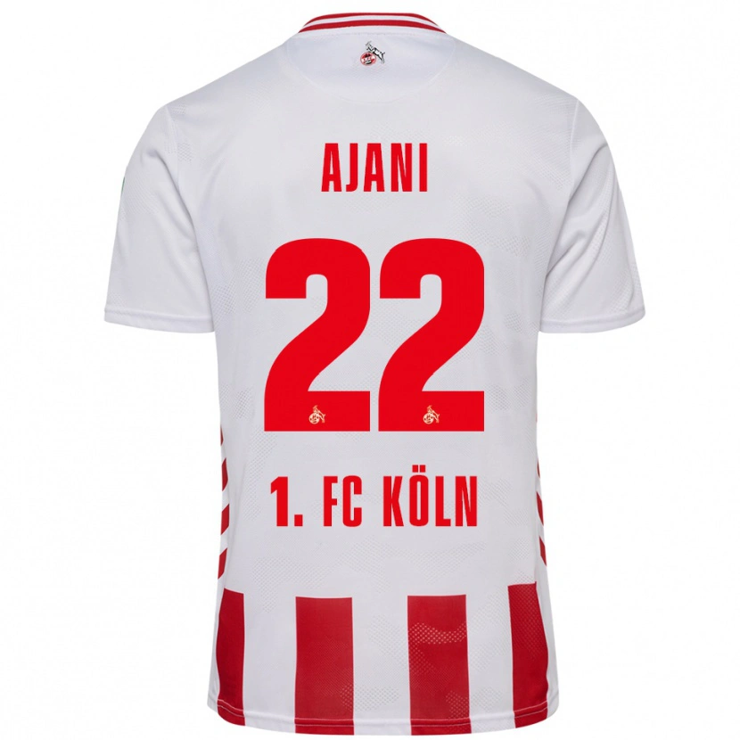 DanxenメンズMarvin Ajani#22ホワイト レッドホームシャツ2025/26ジャージーユニフォーム