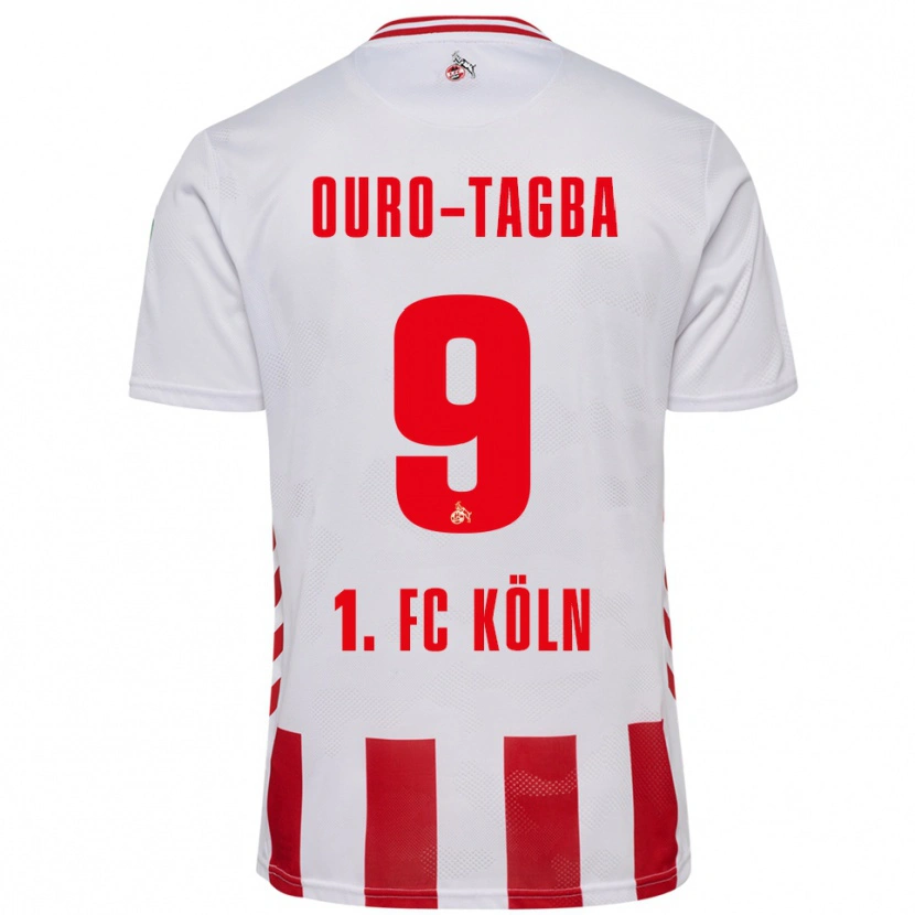 DanxenメンズMansour Ouro-Tagba#9ホワイト レッドホームシャツ2025/26ジャージーユニフォーム