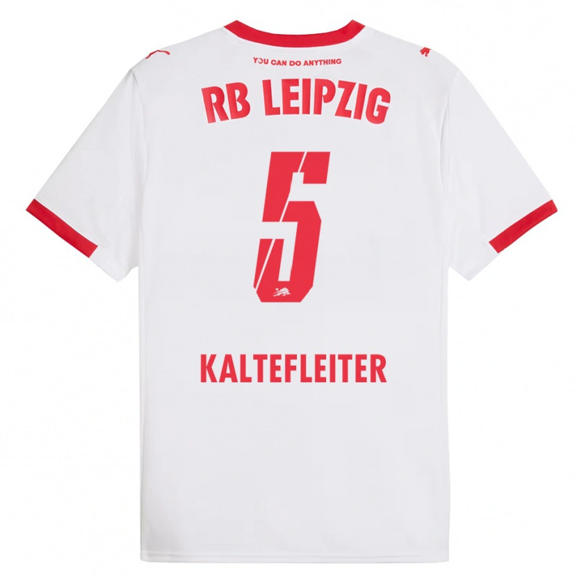DanxenメンズBenno Kaltefleiter#5ホワイト レッドホームシャツ2025/26ジャージーユニフォーム