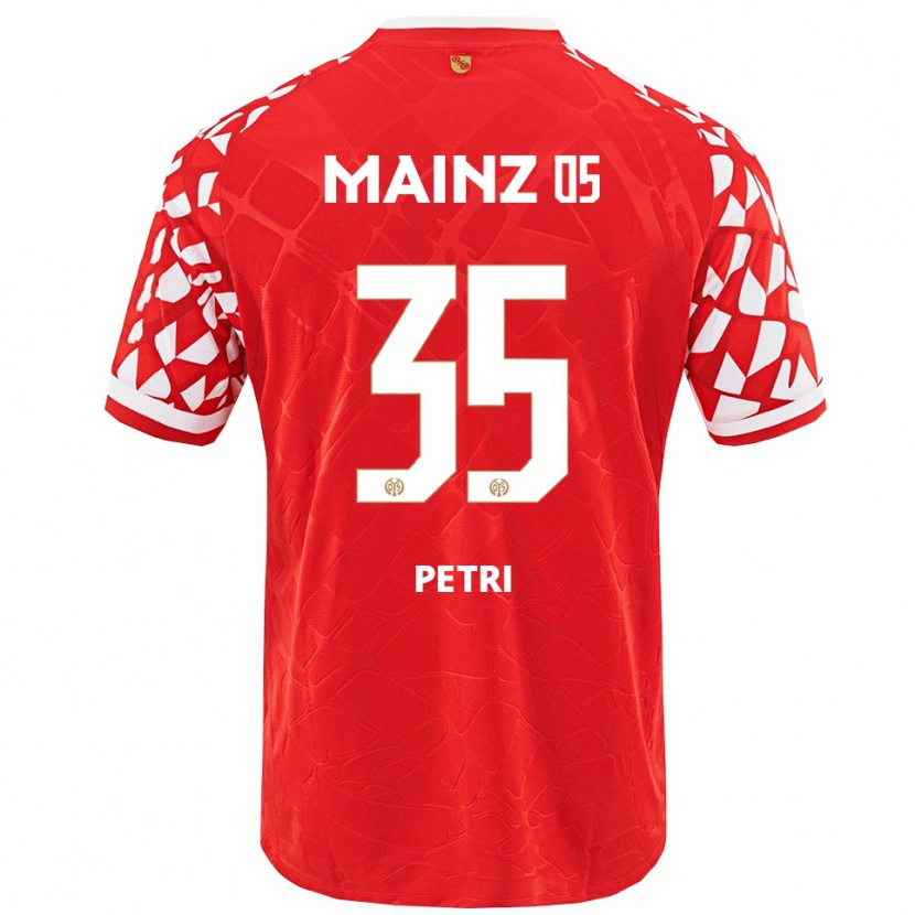 DanxenメンズJolina Petri#35レッド ホワイトホームシャツ2025/26ジャージーユニフォーム