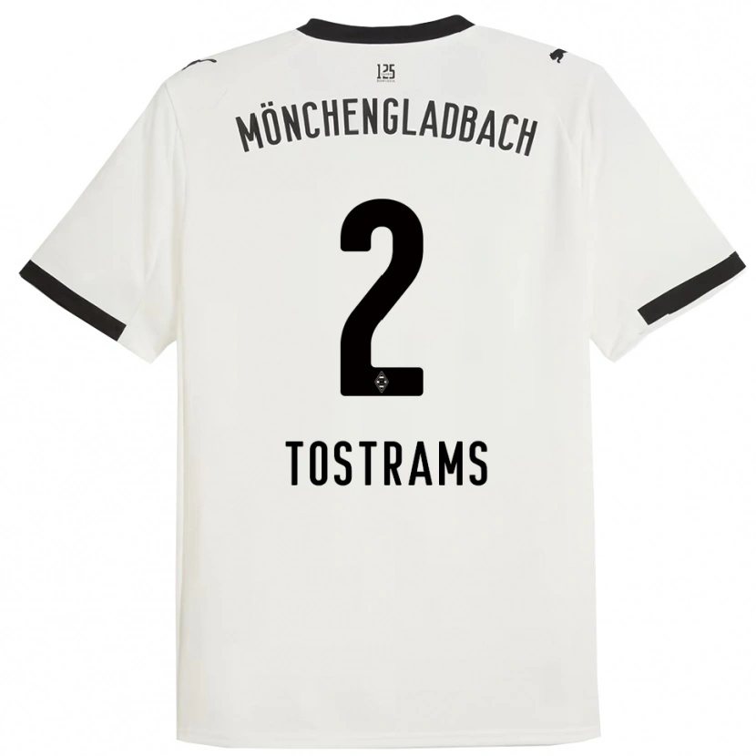 DanxenメンズEva Tostrams#2ホワイト ブラックホームシャツ2025/26ジャージーユニフォーム