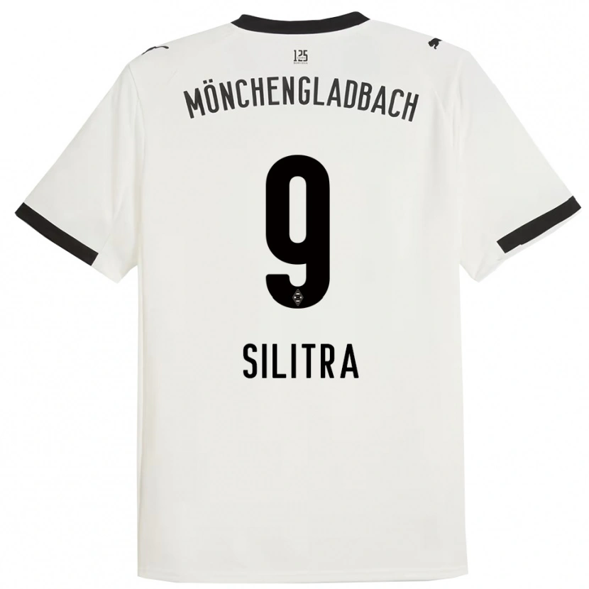 DanxenメンズRareș Silitră#9ホワイト ブラックホームシャツ2025/26ジャージーユニフォーム