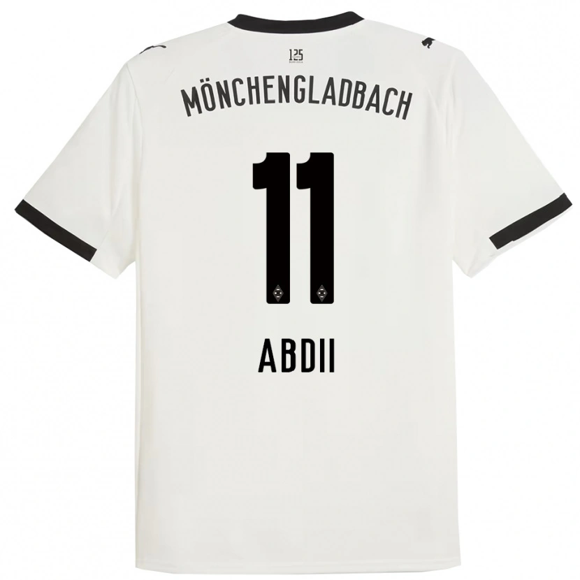 DanxenメンズAlina Abdii#11ホワイト ブラックホームシャツ2025/26ジャージーユニフォーム