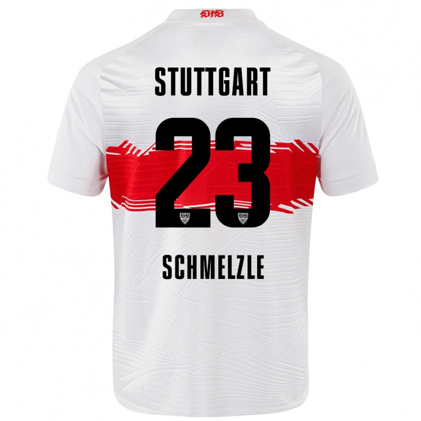 DanxenメンズMarlen Schmelzle#23ホワイト レッドホームシャツ2025/26ジャージーユニフォーム