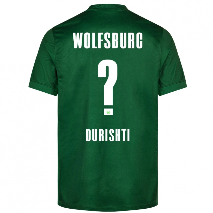 DanxenメンズBrendon Durishti#0グリーン ホワイトホームシャツ2025/26ジャージーユニフォーム