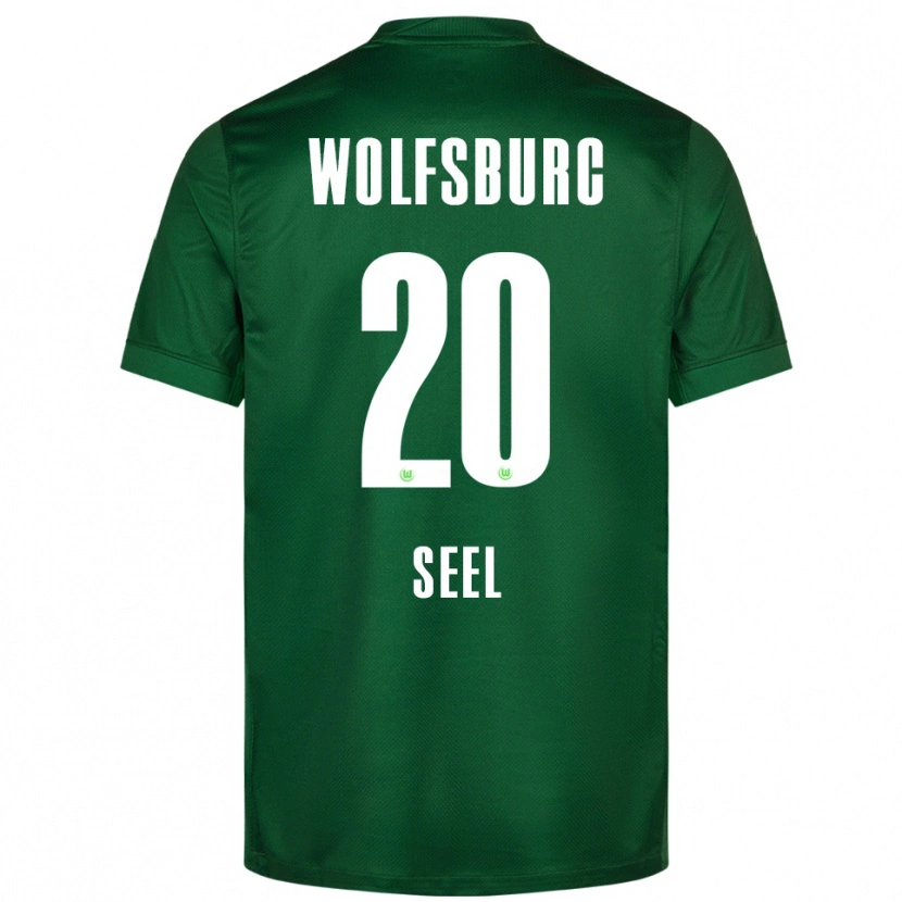 DanxenメンズWilliam Seel#20グリーン ホワイトホームシャツ2025/26ジャージーユニフォーム