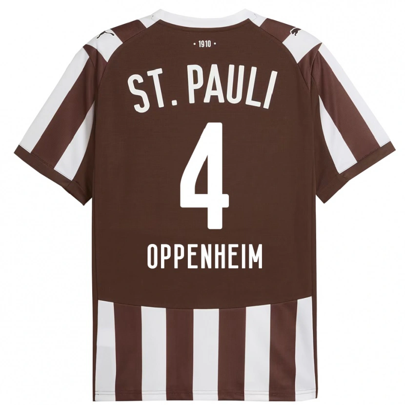DanxenメンズMerle Oppenheim#4コーヒー ホワイトホームシャツ2025/26ジャージーユニフォーム