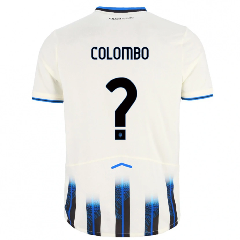 DanxenメンズWilliam Colombo#0ホワイト ブルーアウェイシャツ2025/26ジャージーユニフォーム