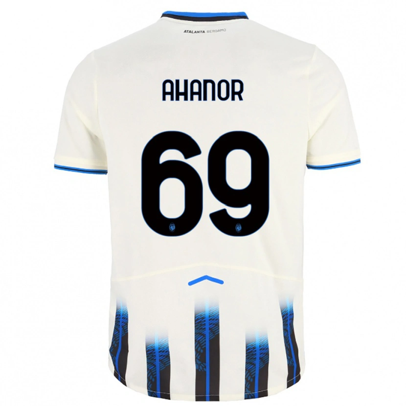 DanxenメンズHonest Ahanor#69ホワイト ブルーアウェイシャツ2025/26ジャージーユニフォーム