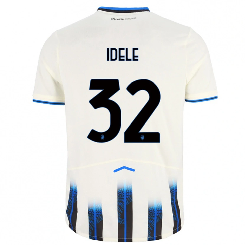 DanxenメンズJavison Idele#32ホワイト ブルーアウェイシャツ2025/26ジャージーユニフォーム