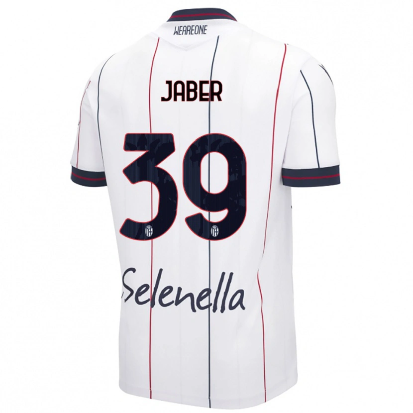 DanxenメンズAli Jaber#39ホワイト ロイヤルブルーアウェイシャツ2025/26ジャージーユニフォーム