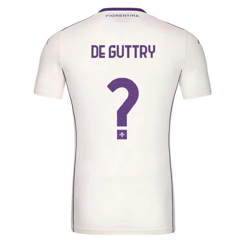 DanxenメンズElia De Guttry#0ホワイト パープル レッドアウェイシャツ2025/26ジャージーユニフォーム