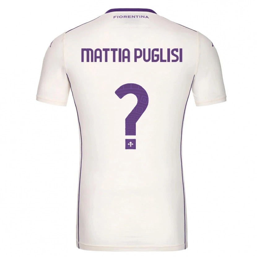 DanxenメンズLuca Mattia Puglisi#0ホワイト パープル レッドアウェイシャツ2025/26ジャージーユニフォーム