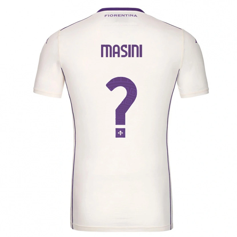 DanxenメンズMattia Masini#0ホワイト パープル レッドアウェイシャツ2025/26ジャージーユニフォーム
