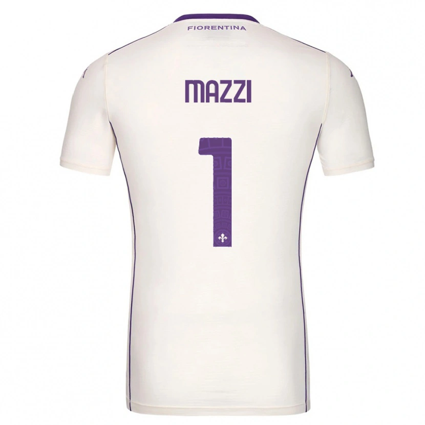 DanxenメンズTommaso Mazzi#1ホワイト パープル レッドアウェイシャツ2025/26ジャージーユニフォーム