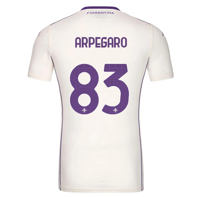 DanxenメンズSofia Arpegaro#83ホワイト パープル レッドアウェイシャツ2025/26ジャージーユニフォーム