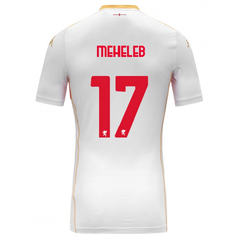 DanxenメンズSami Meheleb#17ホワイト レッドアウェイシャツ2025/26ジャージーユニフォーム