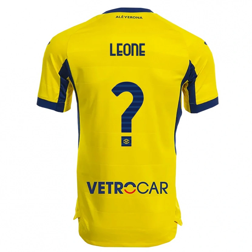 DanxenメンズGaetano Leone#0イエロー ネイビーアウェイシャツ2025/26ジャージーユニフォーム