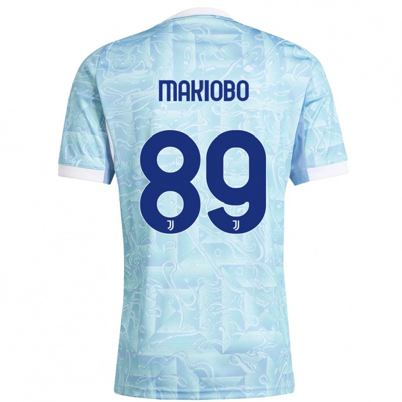 DanxenメンズGrady Makiobo#89スカイブルー イエローアウェイシャツ2025/26ジャージーユニフォーム