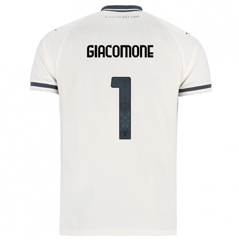 DanxenメンズGiacomo Giacomone#1ホワイト ネイビーアウェイシャツ2025/26ジャージーユニフォーム
