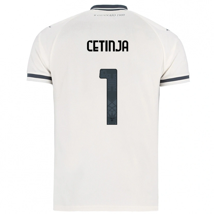 DanxenメンズSara Cetinja#1ホワイト ネイビーアウェイシャツ2025/26ジャージーユニフォーム