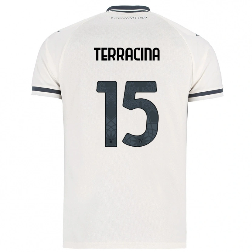 DanxenメンズGavriel Terracina#15ホワイト ネイビーアウェイシャツ2025/26ジャージーユニフォーム