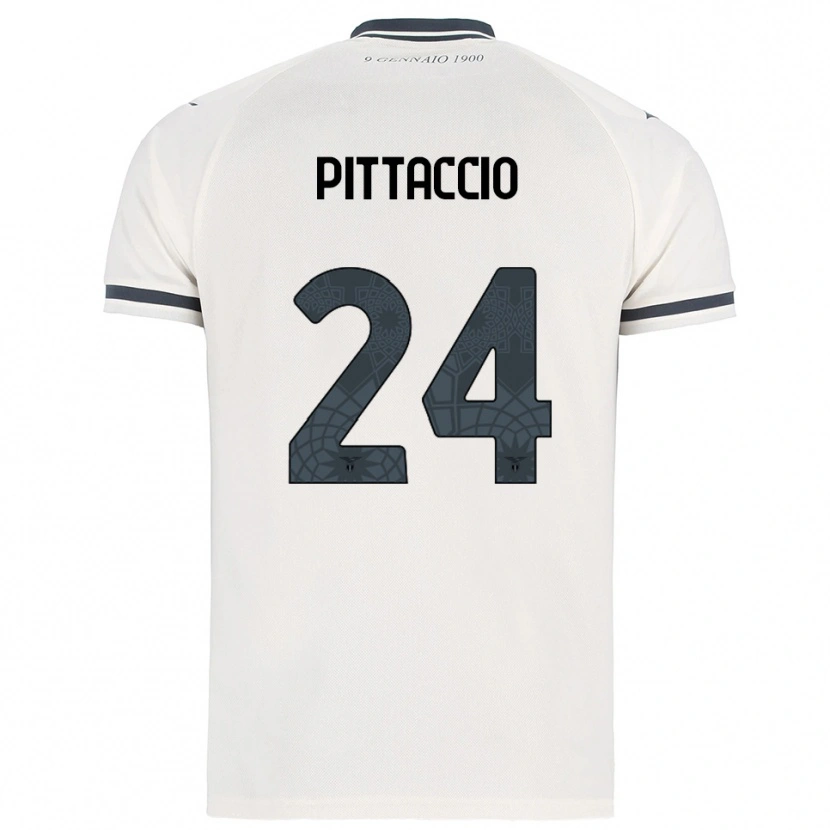 DanxenメンズFrancesca Pittaccio#24ホワイト ネイビーアウェイシャツ2025/26ジャージーユニフォーム
