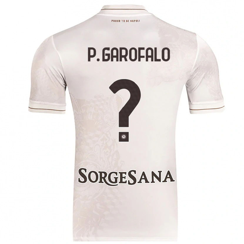 DanxenメンズPasquale Garofalo#0シャンパン ブラウンアウェイシャツ2025/26ジャージーユニフォーム