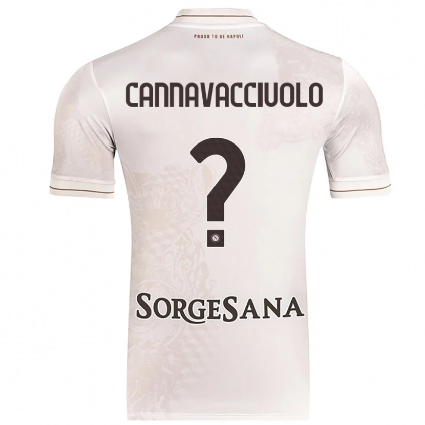 DanxenメンズLuigi Pio Cannavacciuolo#0シャンパン ブラウンアウェイシャツ2025/26ジャージーユニフォーム