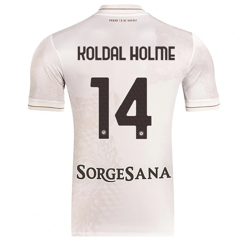 DanxenメンズMadelen Koldal Holme#14シャンパン ブラウンアウェイシャツ2025/26ジャージーユニフォーム