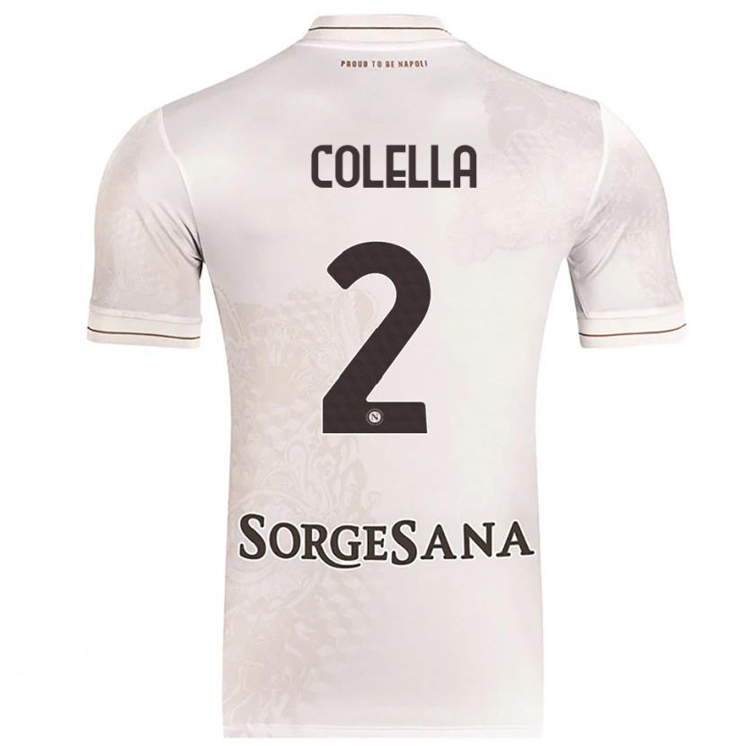 DanxenメンズRaffaele Colella#2シャンパン ブラウンアウェイシャツ2025/26ジャージーユニフォーム