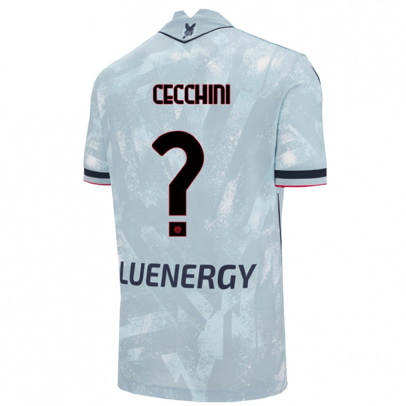 DanxenメンズGiorgio Cecchini#0ライトブルー ブラックアウェイシャツ2025/26ジャージーユニフォーム