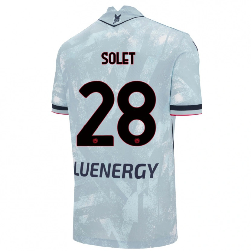 Danxenメンズウマル・ソレ#28ライトブルー ブラックアウェイシャツ2025/26ジャージーユニフォーム