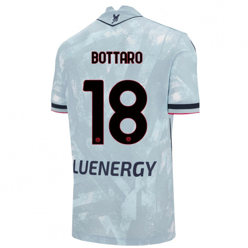 DanxenメンズLeonardo Bottaro#18ライトブルー ブラックアウェイシャツ2025/26ジャージーユニフォーム