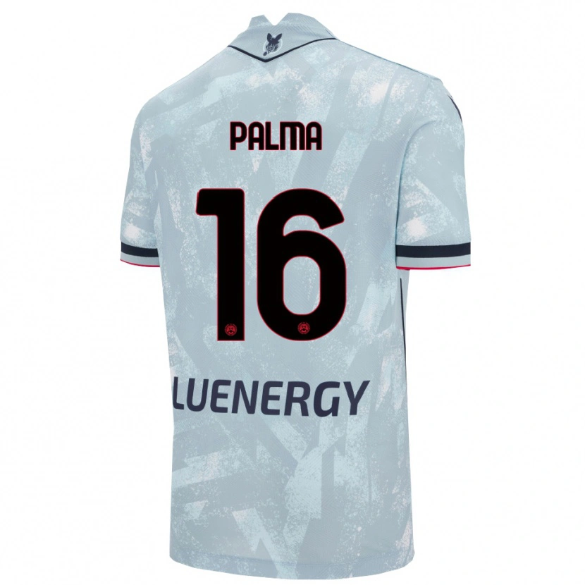 Danxenメンズマッテオ・パルマ#16ライトブルー ブラックアウェイシャツ2025/26ジャージーユニフォーム