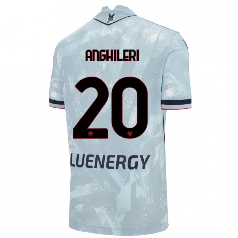 DanxenメンズGiulio Anghileri#20ライトブルー ブラックアウェイシャツ2025/26ジャージーユニフォーム