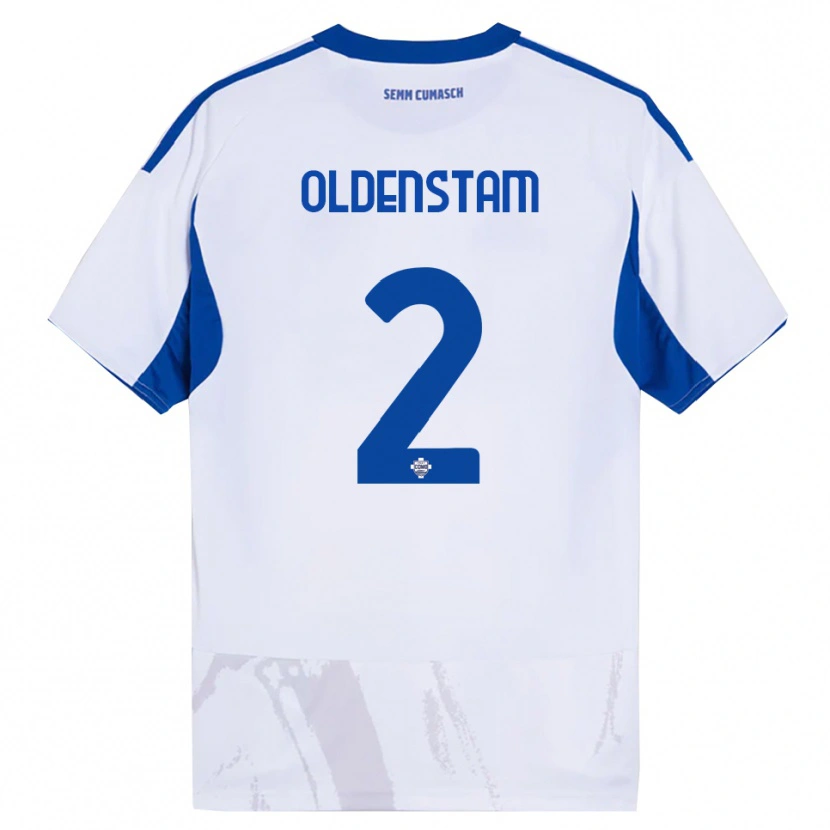 DanxenメンズLyfe Oldenstam#2ホワイト ブルーアウェイシャツ2025/26ジャージーユニフォーム