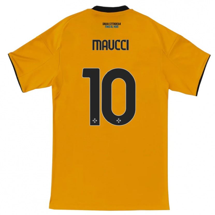 DanxenメンズGiacomo Maucci#10オレンジ ブルーアウェイシャツ2025/26ジャージーユニフォーム