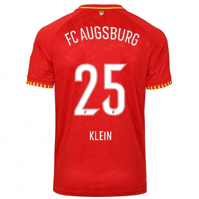 DanxenメンズDaniel Klein#25レッド イエローアウェイシャツ2025/26ジャージーユニフォーム