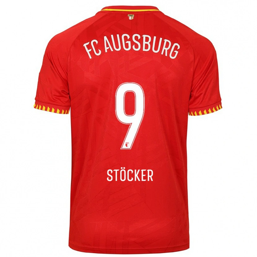DanxenメンズLouis Stöcker#9レッド イエローアウェイシャツ2025/26ジャージーユニフォーム