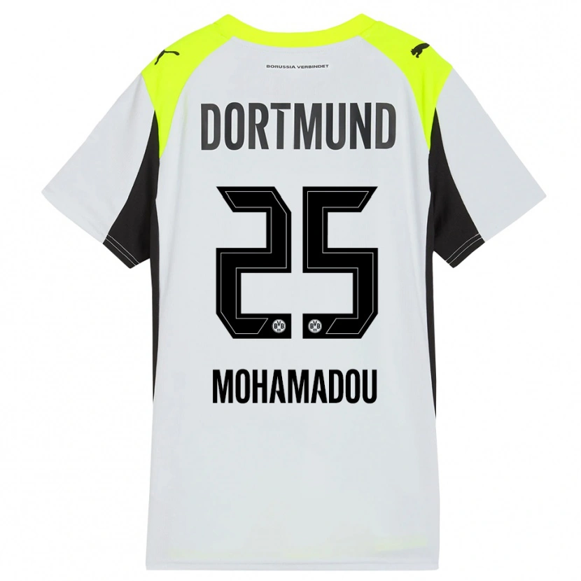 DanxenメンズHamzath Mohamadou#25蛍光イエローアウェイシャツ2025/26ジャージーユニフォーム